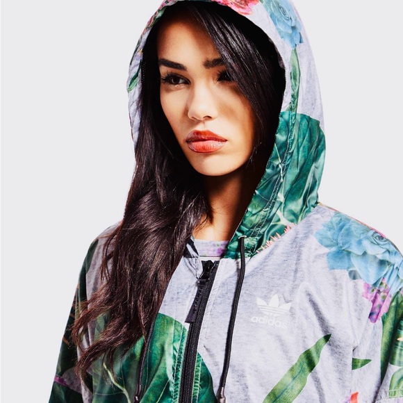 Adidas Women's Vibrant Floral Hoodie - Picture 4 of 5